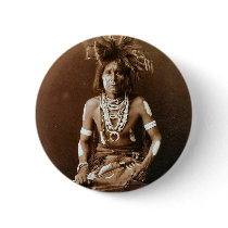 Hopi Snake Priest ca. 1900 Pinback Buttons