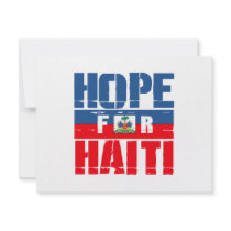 Hoping for Haiti Personalized Invites