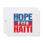 Hoping for Haiti Personalized Invites
