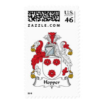 Hopper Family Crest postage