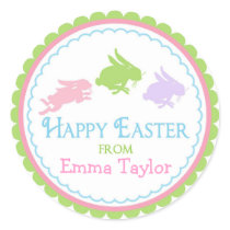 Hopping Easter Bunnies Sticker