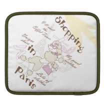 hopping in paris iPad sleeve