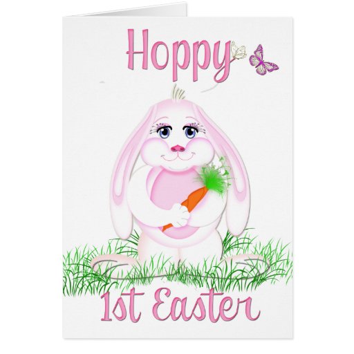 Hoppy 1st Easter Card