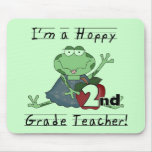 Hoppy 2nd Grade Teacher Tshirts and Gifts Mouse Pad