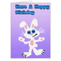 Hoppy Birthday Card cards
