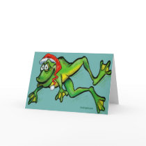 Hoppy Christmas Card