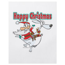 hoppy christmas santa hopping kangaroo flyer