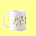 Hoppy Dance Bunnies mugs