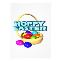 Hoppy Easter Custom Announcement