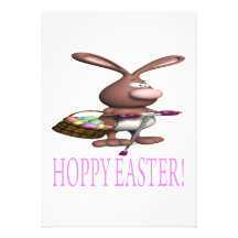 Hoppy Easter Personalized Invite