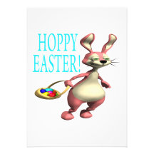 Hoppy Easter Personalized Invite