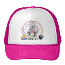 Hoppy Easter T-shirts and Gifts Trucker Hats