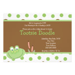 HOPPY FROG Froggy Baby Shower Invitation