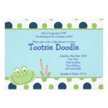HOPPY FROG Froggy Baby Shower Invitation