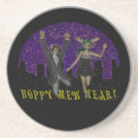 Hoppy Mew Year Coaster coasters