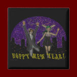Hoppy Mew Year Magnet magnets