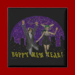 Hoppy Mew Year Magnet