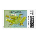 Hoptimistic Cartoon Frog -5 Postage stamps