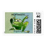 Hoptimistic Cartoon Frog -6 Postage stamps