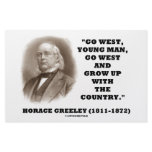 Horace Greeley Go West Young Man Go West Customized Stationery