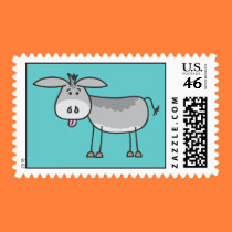 Horatio Donkey Postage Stamp stamps
