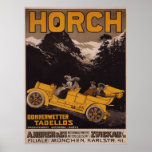 HORCH Automobile Advertising Poster posters