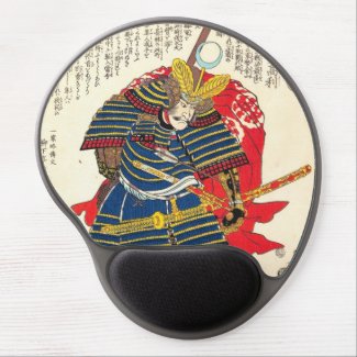 Horimoto Gidayû Takatoshi utagawa kuniyoshi Gel Mousepads