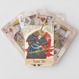 Horimoto Gidayû Takatoshi utagawa kuniyoshi Bicycle Playing Cards