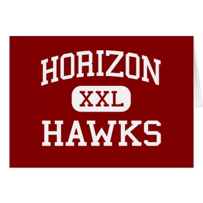 Horizon - Hawks - High School - Thornton Colorado Greeting Cards by 
