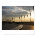 Horizon lined with Flags posters