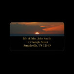 Horizon Sunset Address Label