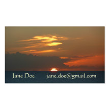 Horizon Sunset Business Card