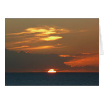 Horizon Sunset Card