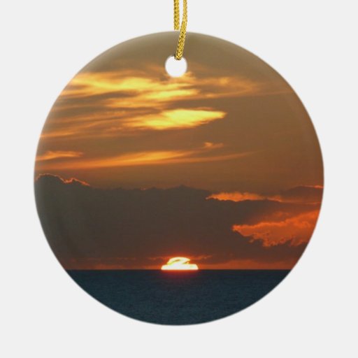 Horizon Sunset Ornament