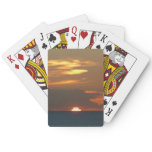 Horizon Sunset Tropical Landscape Playing Cards