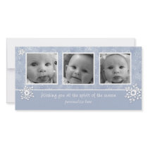 Horizontal 3-photo card