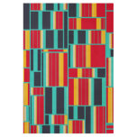 Horizontal and vertical stripes wood poster