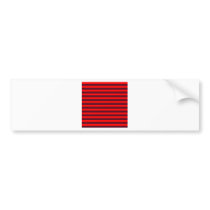 Horizontal Broad Stripes-Red2-Red and Dark Scarlet Bumper Stickers