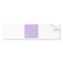 Horizontal BroadStripes-Wisteria and Pale Lavender Bumper Sticker