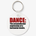 Horizontal Desire Dance keychain