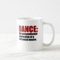 Horizontal Desire Dance mug