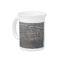 Horizontal Grunge Bark Beverage Pitcher