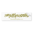 Horizontal Logo Bumper Sticker bumper stickers