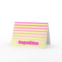 Horizontal Pink Gradient Stripe Congratulations cards by shh_dont_tell_cards Horizontal Pink Gradient Stripe Congratulations cards