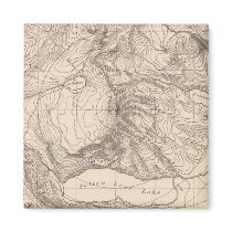 Horizontal sketch from Tallac Peak, Cal Refrigerator Magnets