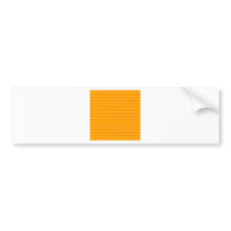 Horizontal Stripes - Orange and Amber Bumper Stickers