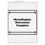 Horizontal Template Greeting Cards