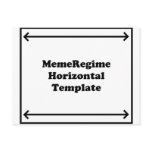 Horizontal Template Postcards