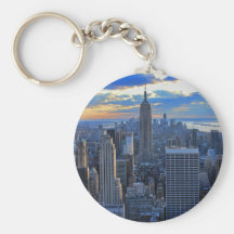 Horizonte de la última hora de la tarde NYC como a Llaveros