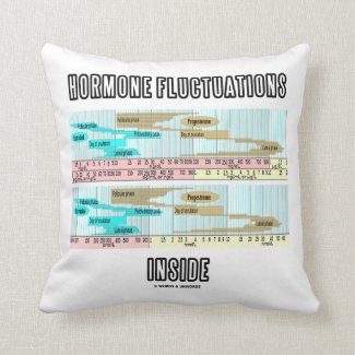 Hormone Fluctuations Inside (Menstrual Cycle) Pillows